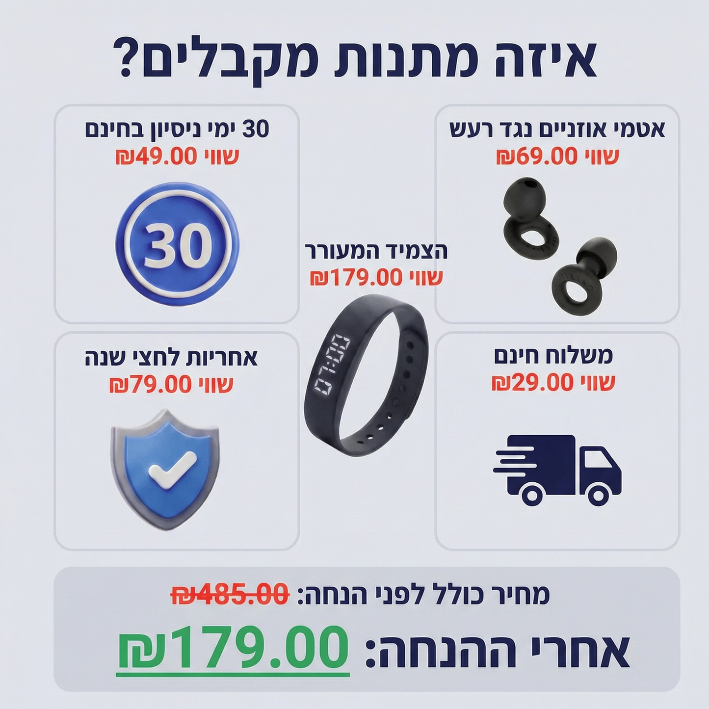 הצמיד שיעיר אתכם ב100%