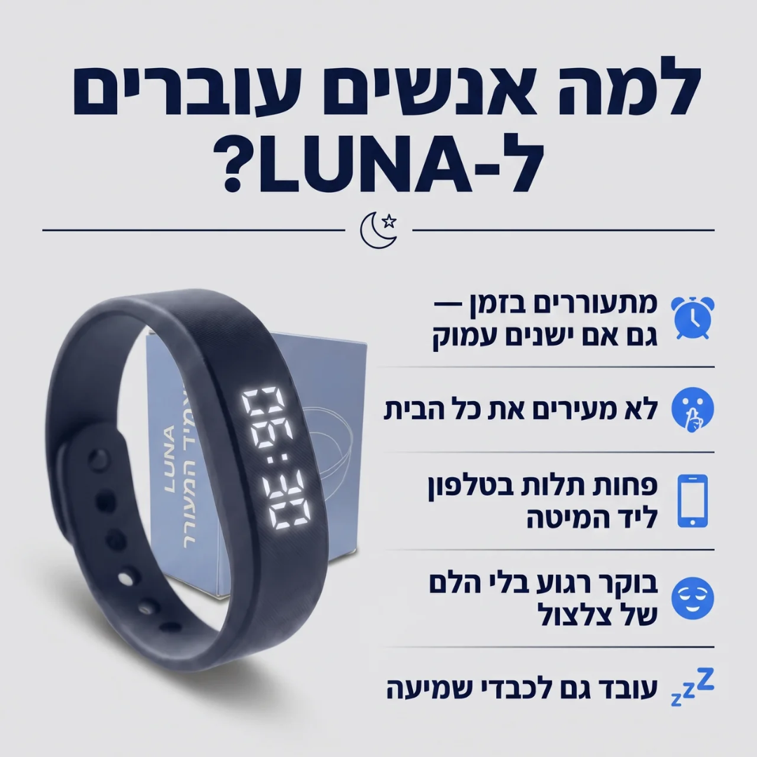 הצמיד שיעיר אתכם ב100%