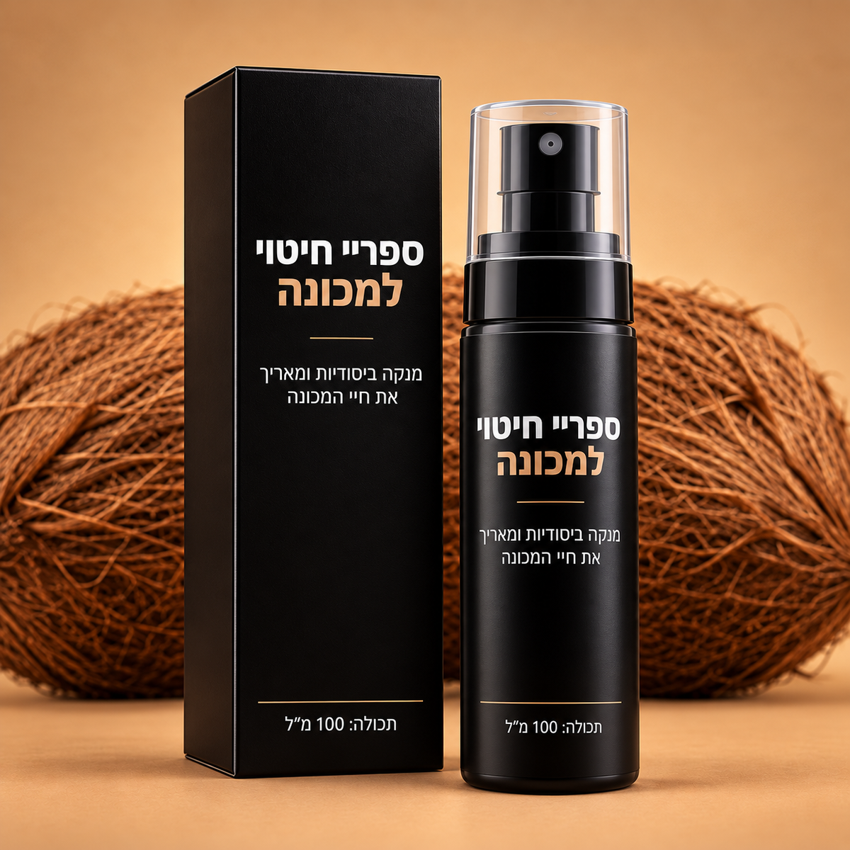 ספריי חיטוי למכונה.